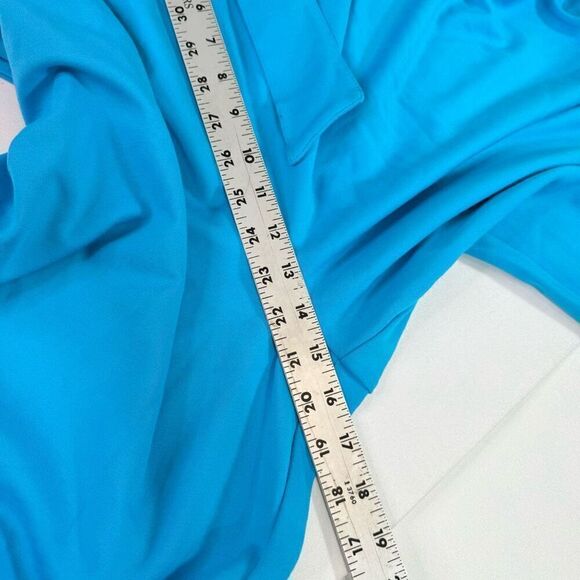 Caralynmirand The Drop Jumpsuit Womens 4X Blue Sleeveless V-Neck Wide-Leg New - Picture 5 of 9